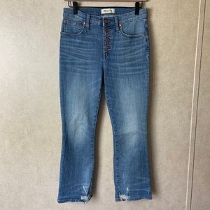 Madewell Cali Demi Boot Stretch Button Front